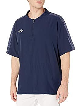 yÁzyAiEgpz(Small%J}% Navy) - Rawlings Mens Short Sleeve Launch Cage Jacket