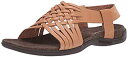 【中古】【輸入品・未使用】Merrell Women's District Mahana Backstrap Sling Back Sandals%カンマ% Brown (Natural Tan)%カンマ% 8 UK (41 EU)