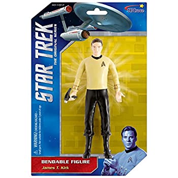 【中古】【輸入品・未使用】Star Trek（スタートレック）Captain Kirk（ジェームズ・T・カーク）Bendable 6inch Figures（6インチ フィギュア） [並行輸入品]