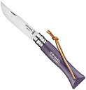 【中古】【輸入品・未使用】OPINEL(オピネル) ステンレススチール#6コロラマ グレーパープル 41404