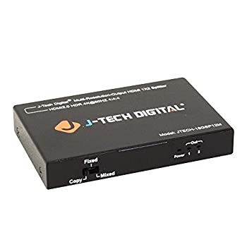 【中古】【輸入品・未使用】J-Tech デジタルスケーラー/マルチ解像度出力 (MRO) 18GBps 1x4 HDMI 2.0ス..