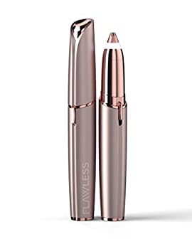 【中古】【輸入品・未使用】フローレス Flawless 眉毛シェーバー 電動 アイブロー 女性 眉毛 レディース 眉そり 乾電池付ローズゴールド 【日本語説明書付き】【並行輸入品