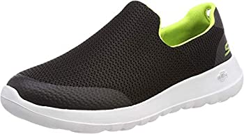 yÁzyAiEgpzSkechers Men's GO Walk MAX-54637 Sneaker%J}% Black/Lime%J}% 12.5 M US