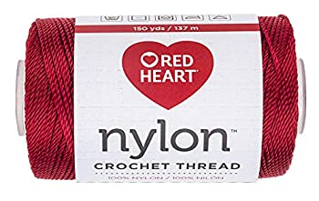 šۡ͢ʡ̤ѡ(Red) - RED Heart 138.0091 Crochet Nylon Thread%% Red