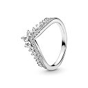 【中古】【輸入品・未使用】PANDORA プリンセスウィッシュスターリングシルバーリング、サイズ:EUR-52、US-6 - 197736CZ-52