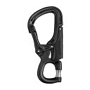 【中古】【輸入品・未使用】ペツル PETZL EASHOOK Open イーズフック オープン ブラック カラビナ