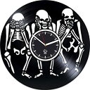 【中古】【輸入品・未使用】スケルトン ビニール 壁時計 ビニールレコード時計 壁時計 モダン 兄弟へのギフトに コビド 壁掛け時計 ヴィンテージ スケルトン ボ...