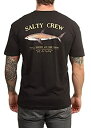 【中古】【輸入品・未使用】Salty Crew Bruce半袖TシャツブラックMD