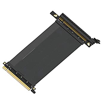 【中古】【輸入品・未使用】[LINKUP] PCI Express ケーブル PCIE 3.0 ライザー 延長 cable x16 超高速 ..