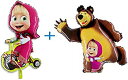 yÁzyAiEgpzMust Have Set of Two Balloons Masha and the Bear%J}% for Party Supplies and Birthday Globos Masha y el Oso