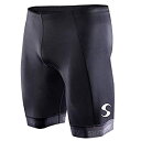【中古】【輸入品・未使用】(X-Large) - Synergy Men's Elite Tri Shorts w/Mesh Pockets