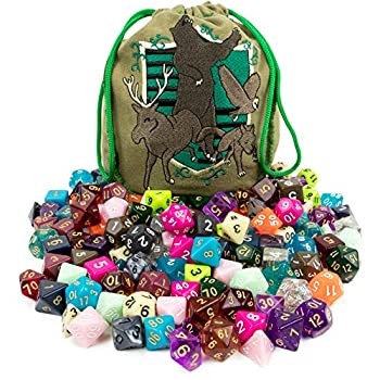 【中古】【輸入品・未使用】Wiz Dice Bag of Tricks: Collection of 140 Polyhedral Dice in 20 Guaranteed Complete Sets for Tabletop Role-playing Games - Neons%カンマ% T