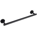 楽天スカイマーケットプラス【中古】【輸入品・未使用】GERZ Bathroom Towel Bar 18％ダブルクォーテ％ Stainless Steel Towel Bar Matte Black Contemporary Style Wall Mount for Bath Kitchen 141［並行輸