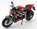 【中古】【輸入品・未使用】マイスト 1/12 ドゥカティ ストリートファイター Maisto 1/12 Ducati mod. Streetfighter S オートバイ Motorcycle バイク Bike Model オンロー