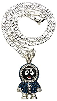 【中古】【輸入品・未使用】GWOOD スモール エスキモ レンガ ペンダント 24インチ ネックレス シルバー