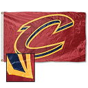 【中古】【輸入品・未使用】WinCraft Cleveland Cavaliers アップリケと刺繍フラッグ