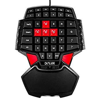 【中古】【輸入品・未使用】[Delux] [Delux T9 46-Key Singlehanded Wired Gaming Keyboard Profession..