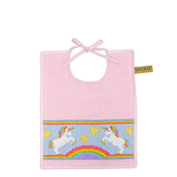 【中古】【輸入品・未使用】［フェイラー］ FEILER ベビースタイ よだれかけ ビブ ユニコーン ローズ [..