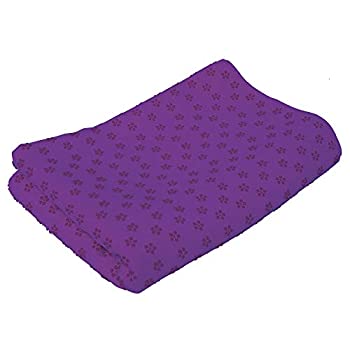 スカイマーケットプラスの【中古】【輸入品・未使用】RIORES(リオレス) ヨガタオル ヨガラグ 滑り止め付き 収納ケース付き ホットヨガ (パープル)|詳細画像