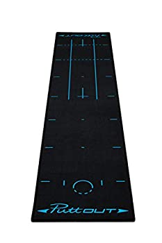 šۡ͢ʡ̤ѡPuttOut Pro Golf Putting Mat - Perfect Your Putting (2.4m x 0.5m)