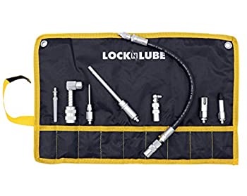 LockNLube7ピース クイックコネクトグリースアクセサリーキット