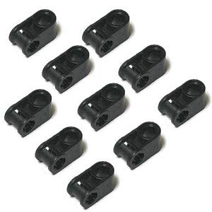 【中古】【輸入品・未使用】LEGOブロック・純正パーツ＜テクニック・コネクタ＞No.6536 Axle and Pin Connector Perpendicular (10個%カンマ% Black) [並行輸入品](3)