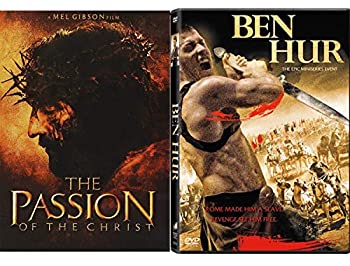 Power Betrayal & Revenge - Ben Hur Epic Mini Series Event & The Passion of the Christ 2-DVD Film Bundle