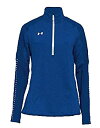 【中古】【輸入品・未使用】Under Armour レディース UA ニット ウォームアップ ? ジップ LG ブルー