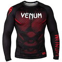 【中古】【輸入品・未使用】Venum Nogi 2.0 ラッシュガード - 長袖 - ブラック-S、ブラック、スモール