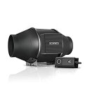 【中古】【輸入品・未使用】AC Infinity CLOUDLINE S4%カンマ% Quiet 4” Inline Duct Fan with Speed Controller - Ventilation Exhaust Fan for Heating Cooling Booster%カンマ