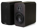 【中古】【輸入品・未使用】Micca RB42 リファレンスブックシェルフスピーカー 4インチウーファーとシルクツイーター付き (ダークウォールナット、ペア)