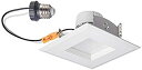 【中古】【輸入品・未使用】9?W 4で。正方形トリムRecessed LED 120?V 2700?KウォームホワイトダウンライトRetrofit