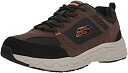 【中古】【輸入品・未使用】Skechers Men's Oak Canyon Oxford%カンマ% Chocolate/Black%カンマ% 11.5 4E US