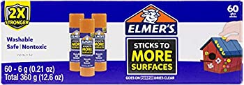 (6-Count%カンマ% Regular%カンマ% Extra Strength) - Elmers Extra Strength Glue Sticks 60/Pkg