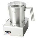 【中古】【輸入品・未使用】Beanplus Latte Art Electric Stainless Steel Milk Frother 220V for Extra Cold%カンマ%Warm%カンマ%Hot Foamy Cappuccino%カンマ% Latte & More Detach