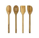 【中古】【輸入品・未使用】Lipper International 726 Teak Wood Kitchen Tools for Cooking%カンマ% 4-Piece Set%カンマ% 11%ダブルクォーテ% Long