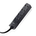 【中古】【輸入品・未使用】エレコム 電源タップ 回転式 hexa コンパクト 4個口 2m ブラック T-HX7-2420BK