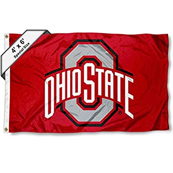 【中古】【輸入品・未使用】OSU Buckeyes 1.2mx1.8m Flag 【中古】【輸入品・未使用】OSU Buckeyes 1.2mx1.8m Flag