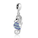 【中古】【輸入品・未使用】QueenCharms かわいいダングルタツノオトシゴ チャーム シーホースビーズブレスレット