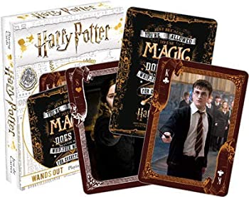 【中古】【輸入品・未使用】Harry Potter（ハリー・ポッター）Wands Out （魔法のつえ）Playing Card（トランプ） [並行輸入品]のサムネイル