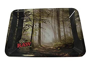 【中古】【輸入品・未使用】RAW ロウ ローリングミニトレイ フォレストデザイン Mini Tray forest-theme タバコトレイ [並行輸入品]