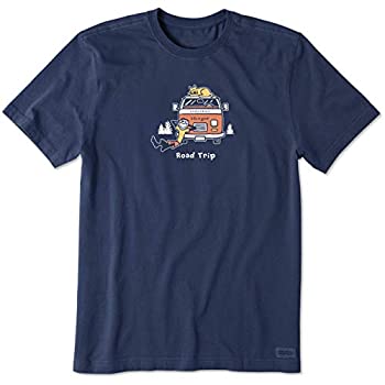 LONGCHAMP\' - 【中古】【輸入品・未使用】Life is Good Men's Half Full Vintage Crusher Tee