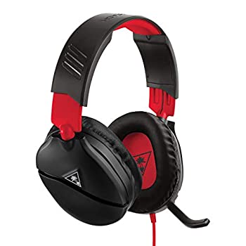 【中古】【輸入品・未使用】TURTLE BEACH RECON 70N ブラック/レッド ゲーミングヘッドセット 3.5mm PC/Switch/スマートフォン (国内正規品) TBS-8010-01