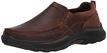 【中古】【輸入品・未使用】Skechers Men's EXPENDED-SEVENO Leather Slip ON Moccasin%カンマ% CDB%カン...