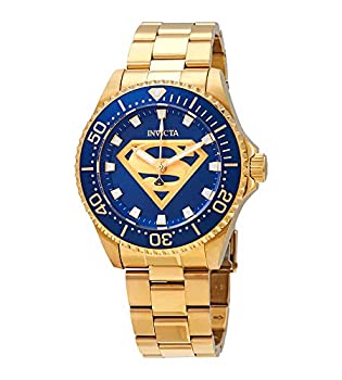 【中古】【輸入品・未使用】Invicta DCコミックス クォーツ ブルーダイヤル メンズウォッチ 29689