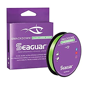 【中古】【輸入品・未使用】Seaguar スマックダウンライン 150ヤード 10ポンド試験済み 直径005 フラッシュグリーン