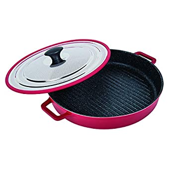 šۡ͢ʡ̤ѡNon-Stick Stovetop Oven Grill Pan with Heat-in Steam-Out ...
