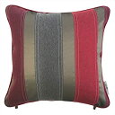 【中古】【輸入品・未使用】Out Style クッションカバー 45x45 モダン 輸入生地 (ジュリア レッド)