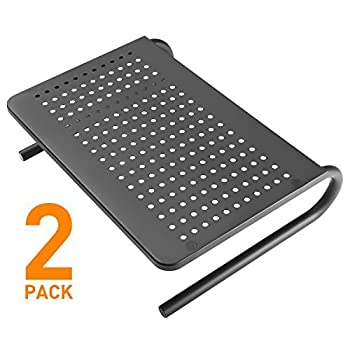 【中古】【輸入品・未使用】Monitor Stand Riser with Vented Metal for Computer Laptop Desk iMac Pr..