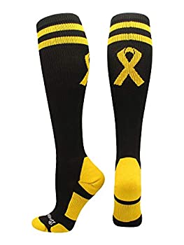 【中古】【輸入品・未使用】MadSportsStuff ゴールドリボン 小児がん啓発ソックス ふくらはぎ丈 S ブラック 【中古】【輸入品・未使用】MadSportsStuff ゴールドリボン 小児がん啓発ソックス ふくらはぎ丈 S ブラック